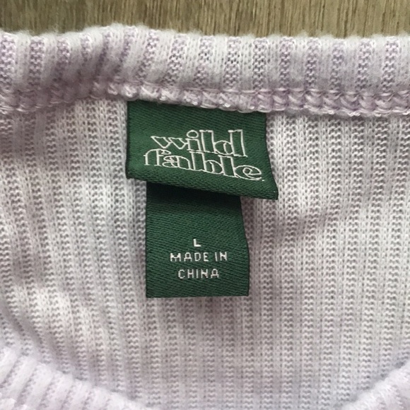 Cropped Long Sleeve with Draw String Women’s Large - Picture 3 of 8